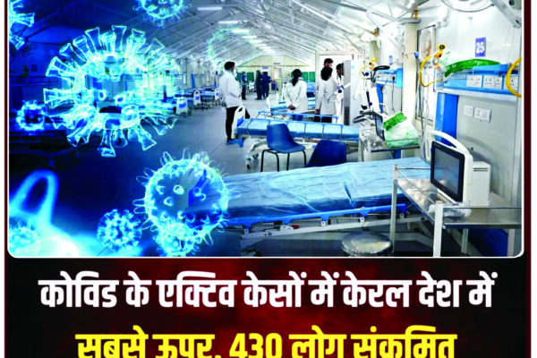 फिर डराने लगी कोरोना की रफ्तार, केरल में सबसे ज्यादा 430 लोग संक्रमित